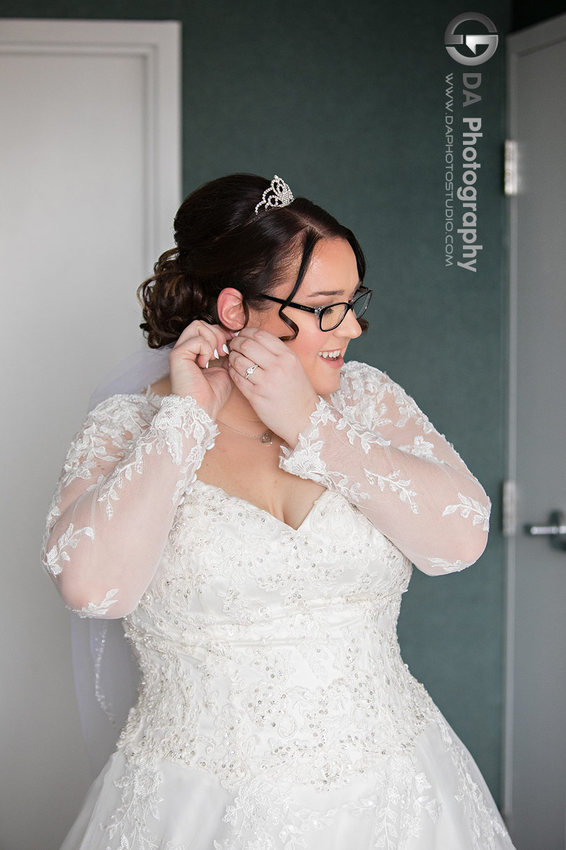 Bride in Cambridge at Hilton Garden Inn