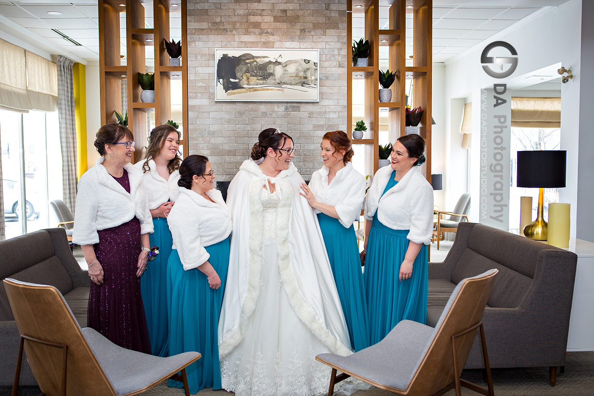 Bridesmaids at Cambridge Mill