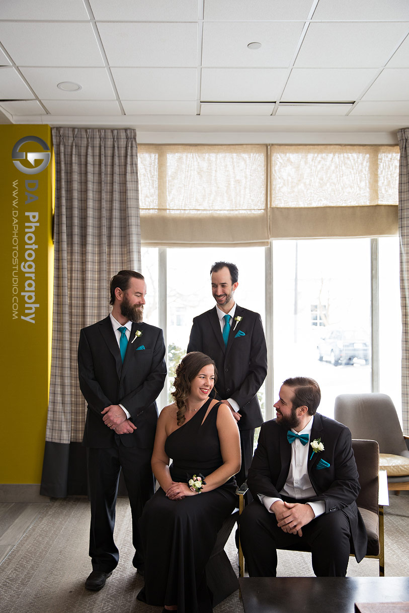 Groomsman at Cambridge Mill