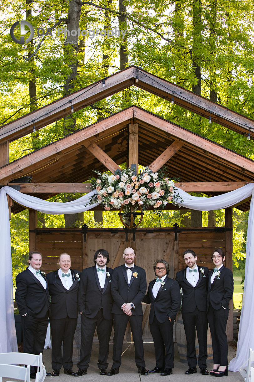 Groomsman at Club Roma in St. Catharines