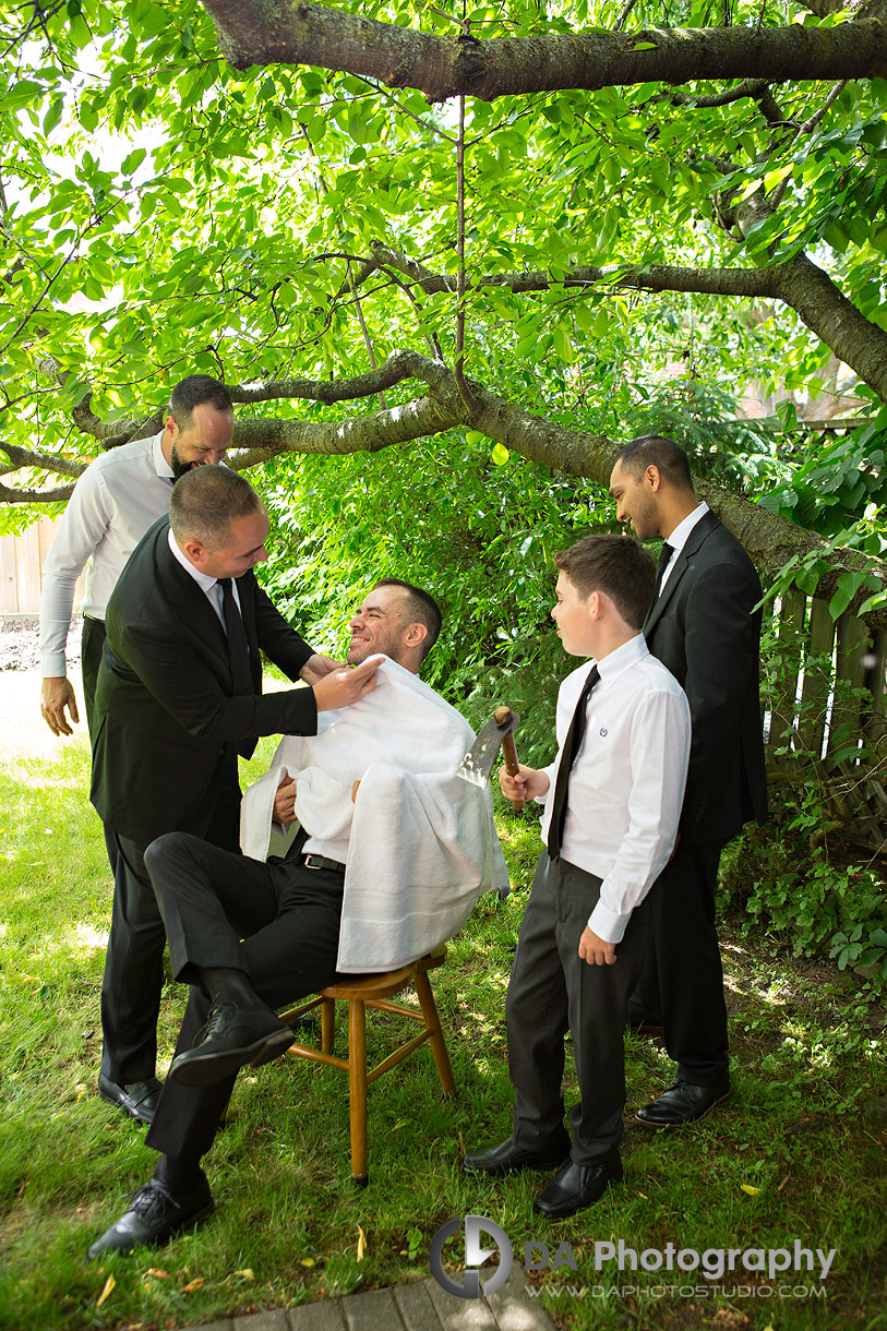 Macedonian Tradition of shaving of the groom before the wedding