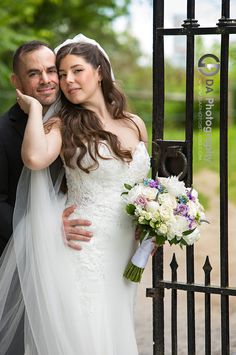 Bride and Groom at Guild Inn Estate