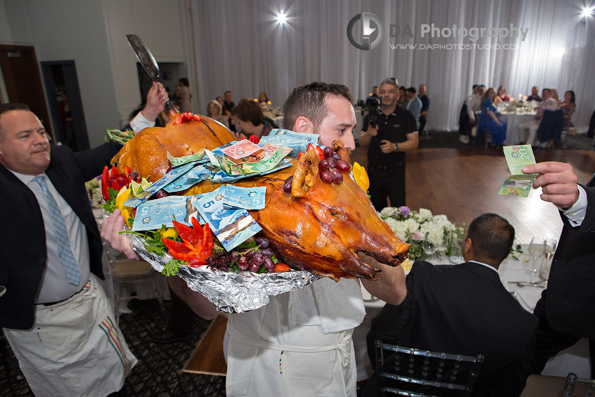 The Pig dance at a Wedding Reception at Guild Inn Estate