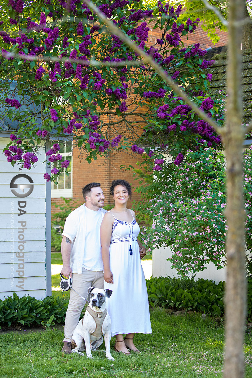 Springtime Intimate engagement photos in Lincoln