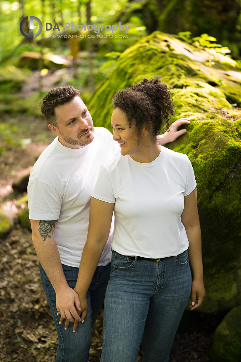 Best engagement photographers at Balls Falls